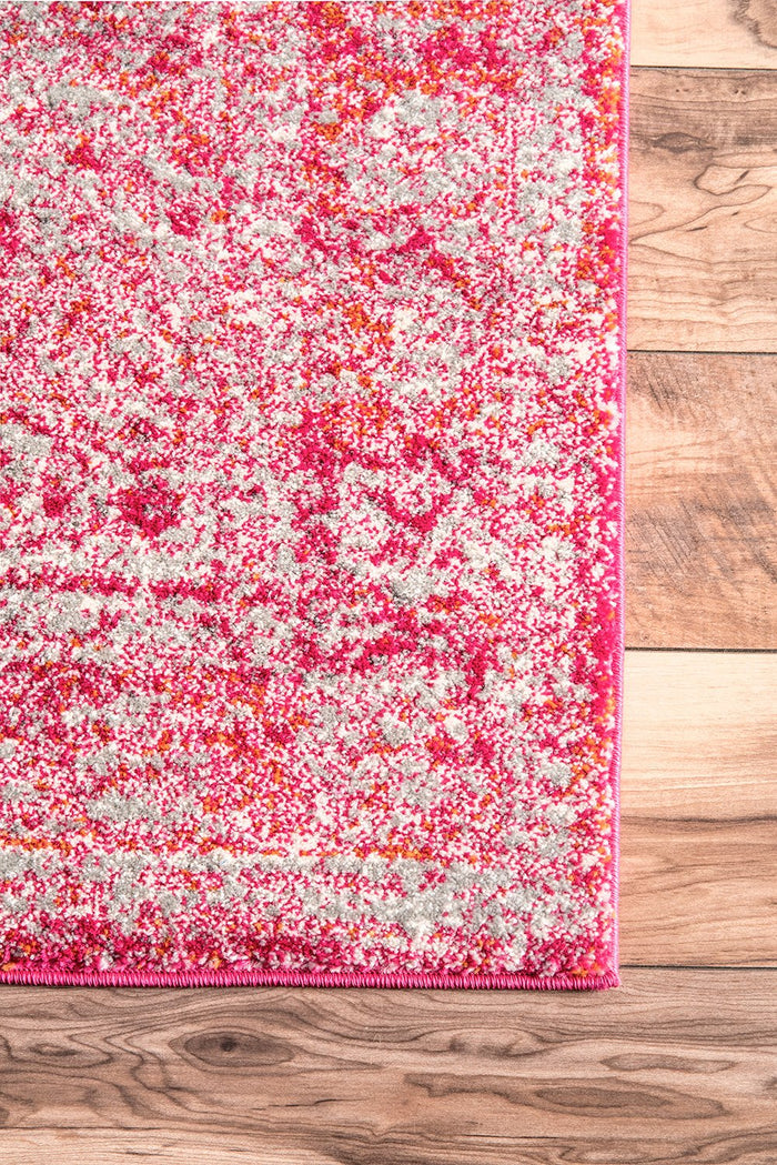 Nuloom Rugs - Tanja Overdyed Medallion - Pink