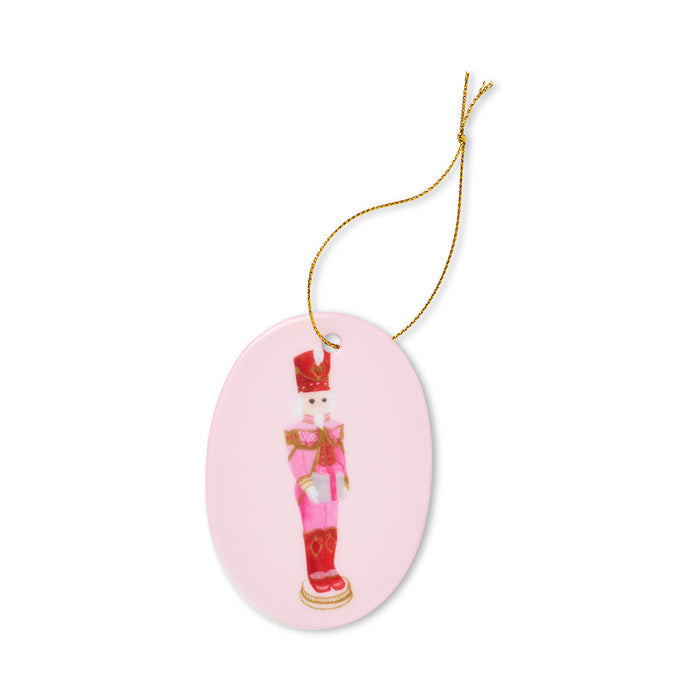 Nutcracker Ceramic Ornament, Carly Rae Studios