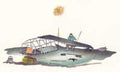 Qammaq and Kayak