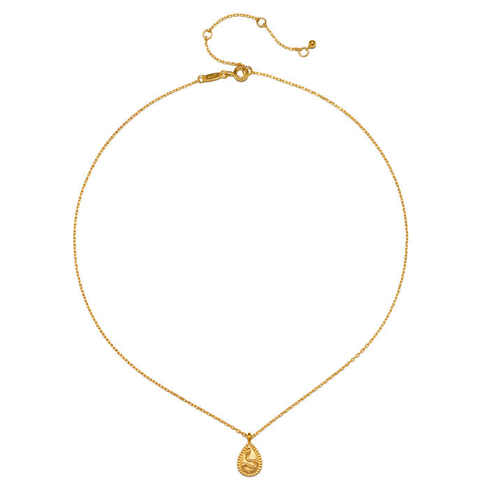 A detailed view of the Shifting Consciousness Snake Necklace on a plain background, highlighting its graceful design. This spiritual jewelry serves as a meditation talisman, connecting with themes of renewal while supporting meaningful intentions in yoga, zodiac exploration, and manifestation.