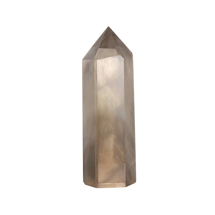 Smokey Quartz Altar Crystal, a natural gemstone ideal for spiritual jewelry and meditation, promoting grounding and protection while assisting in letting go. Perfect as a talisman for yoga and meaningful manifestations, embodying the energies of the sun and moon, suitable for zodiac practices.