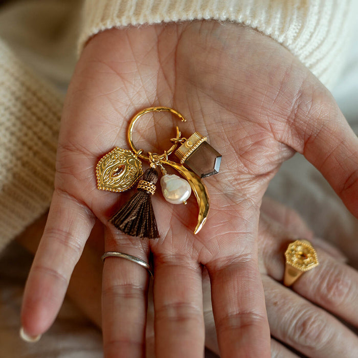 Taryn Truly Honor Your Growth  Moon Charm