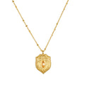 Taryn Truly Protect Your Peace Citrine Necklace