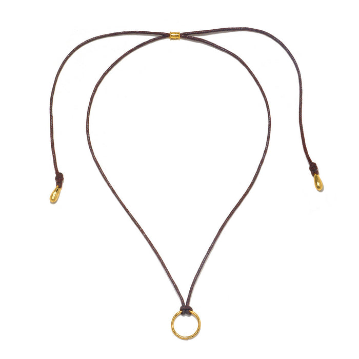 Taryn Truly Wear Your Story Cord Charm Holder Necklace