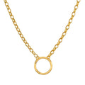Taryn Truly Wear Your Story Gold Charm Holder Necklace