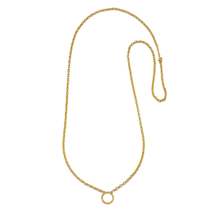 Taryn Truly Wear Your Story Gold Charm Holder Necklace