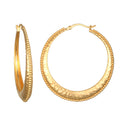 Timeless Beauty Dot Hoop Earrings shown individually, crafted with 18kt gold plate and featuring a delicate beaded edge, embodying spiritual jewelry ideal for meditation and meaningful expression, enhancing your style while embracing protection and manifestation.