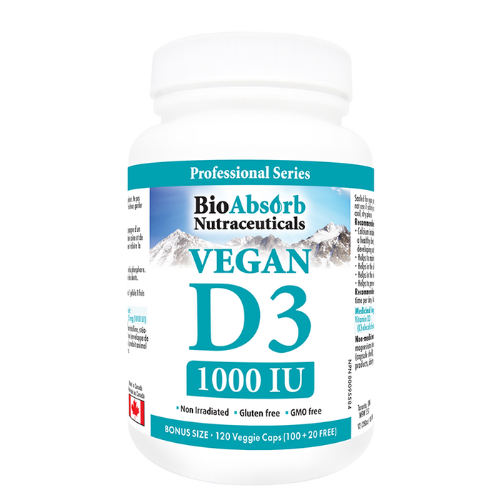Vegan Vitamin D3 1000 IU