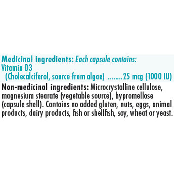 Vegan Vitamin D3 1000 IU