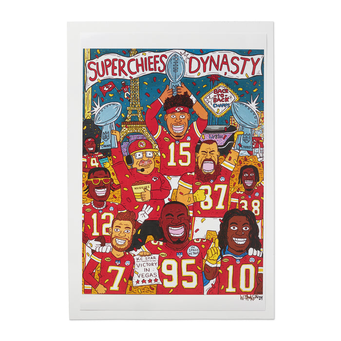 W. Dave Keith Super Chiefs Dynasty Print