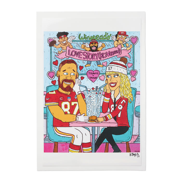 W. Dave Keith Swelce Love Story Print