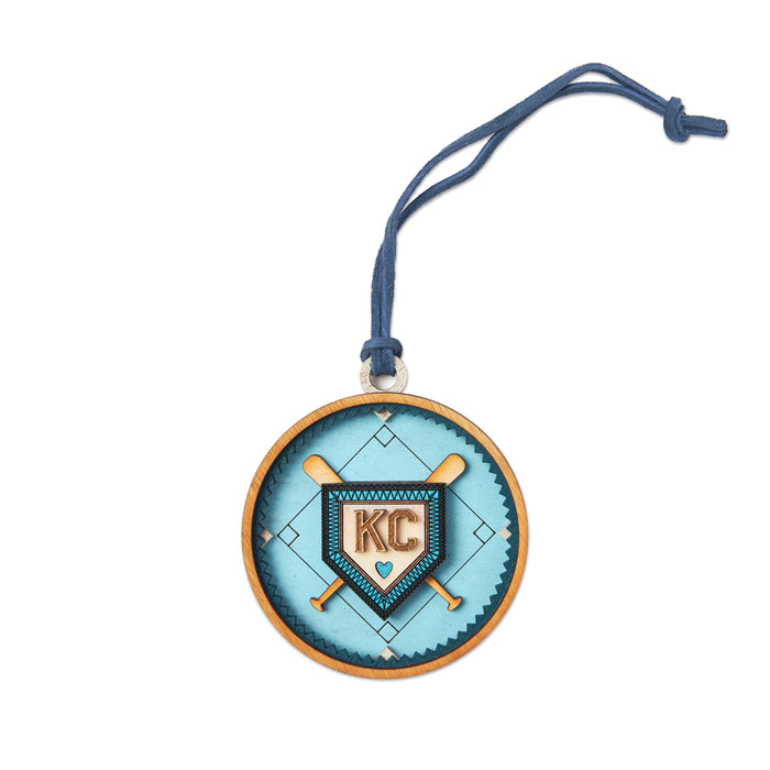 Wee Woodworks KC Baseball Ornament