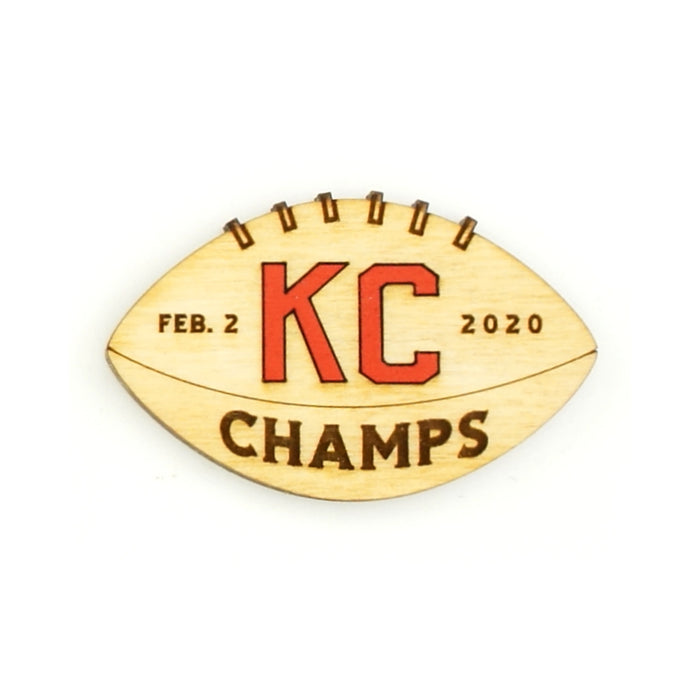 Wee Woodworks KC Champs Magnet - Natural