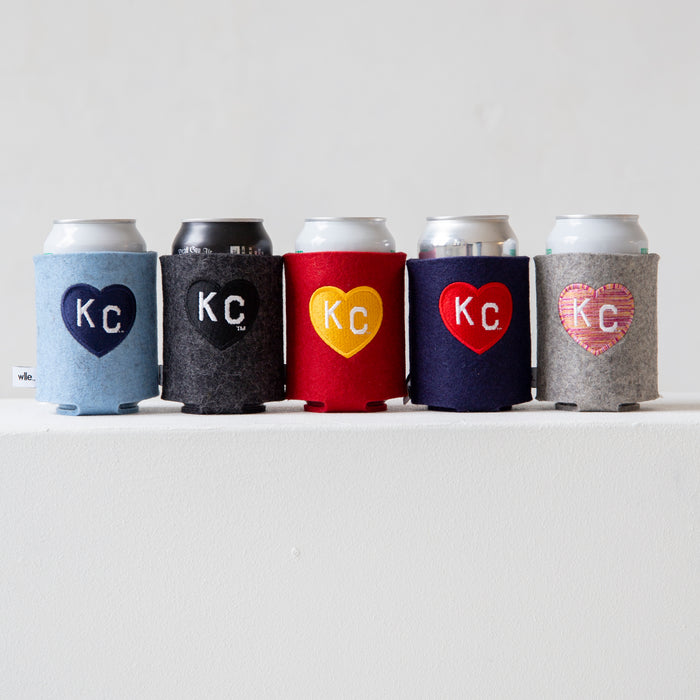 wlle x Charlie Hustle KC Heart Drink Sweater - Light Blue