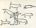 Wolves Eating Caribou
